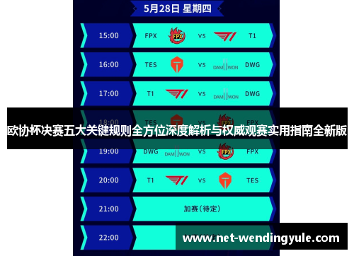 欧协杯决赛五大关键规则全方位深度解析与权威观赛实用指南全新版
